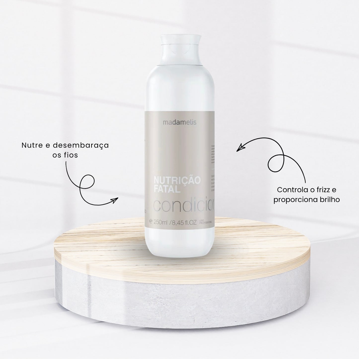 Condicionador Madamelis Nutrição Fatal Uso Diário 250 ml