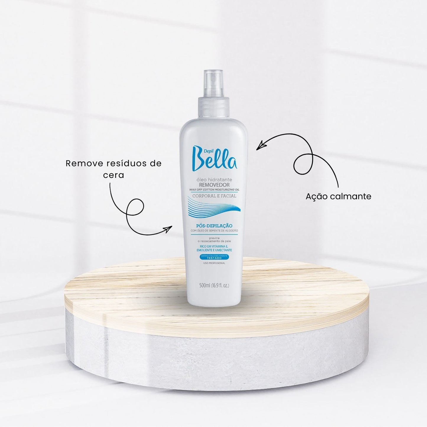 Depil Bella Oleo Removedor Pós Depilação 500 ml