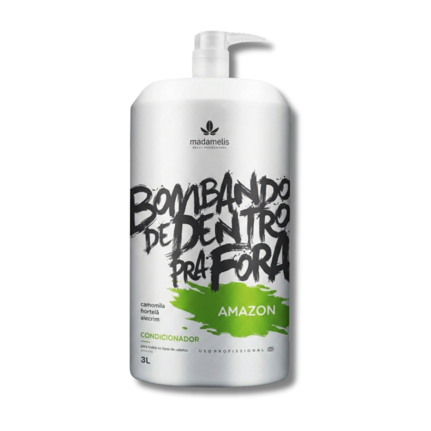 Condicionador Madamelis Amazon Bombando De Dentro Pra Fora 3 Litros