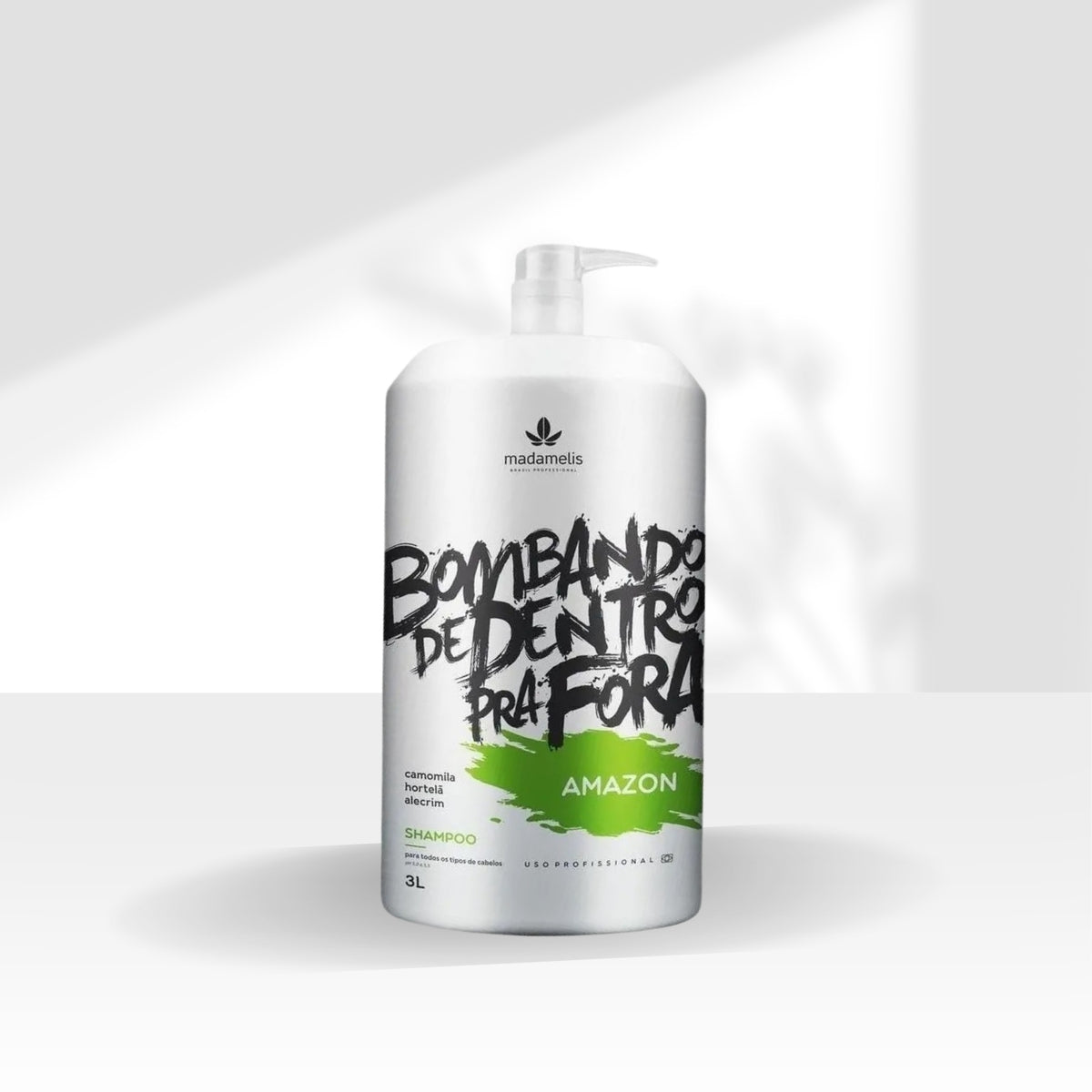 Shampoo Madamelis Amazon Bombando De Dentro Pra Fora 3 Litros