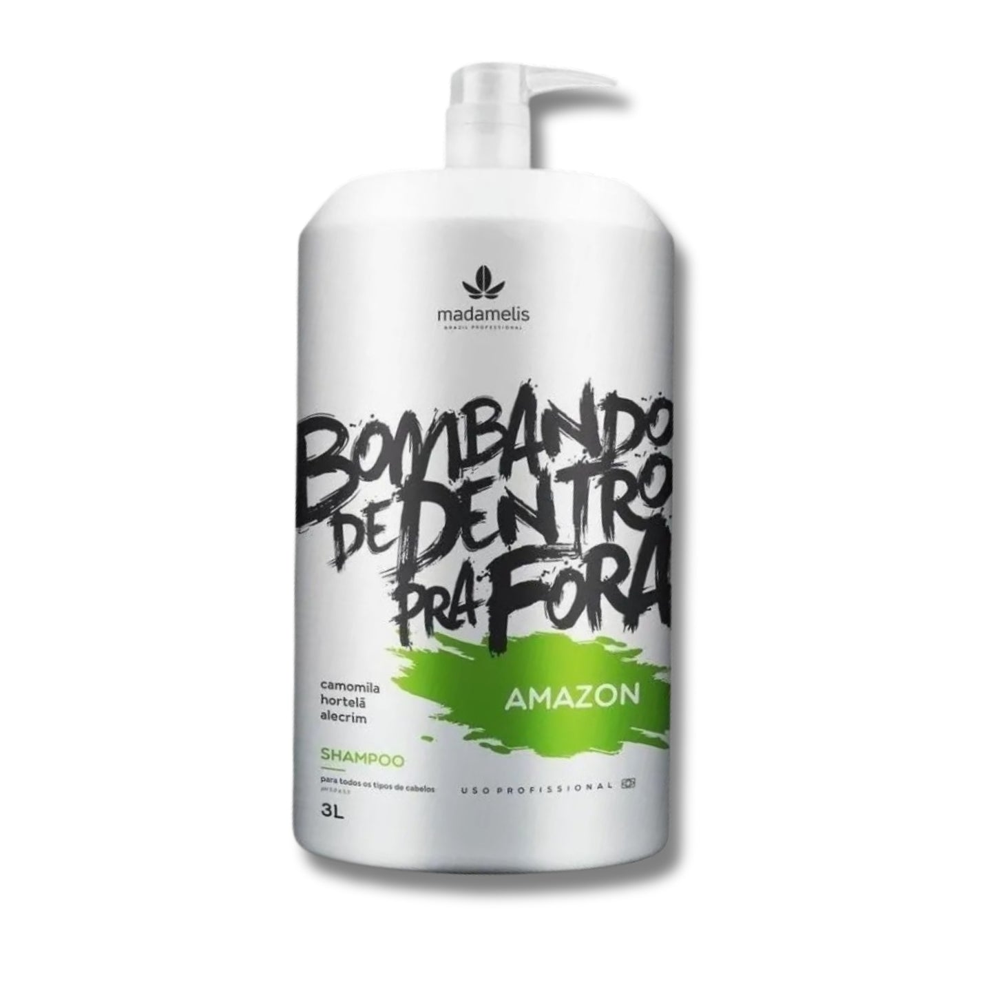 Shampoo Madamelis Amazon Bombando De Dentro Pra Fora 3 Litros