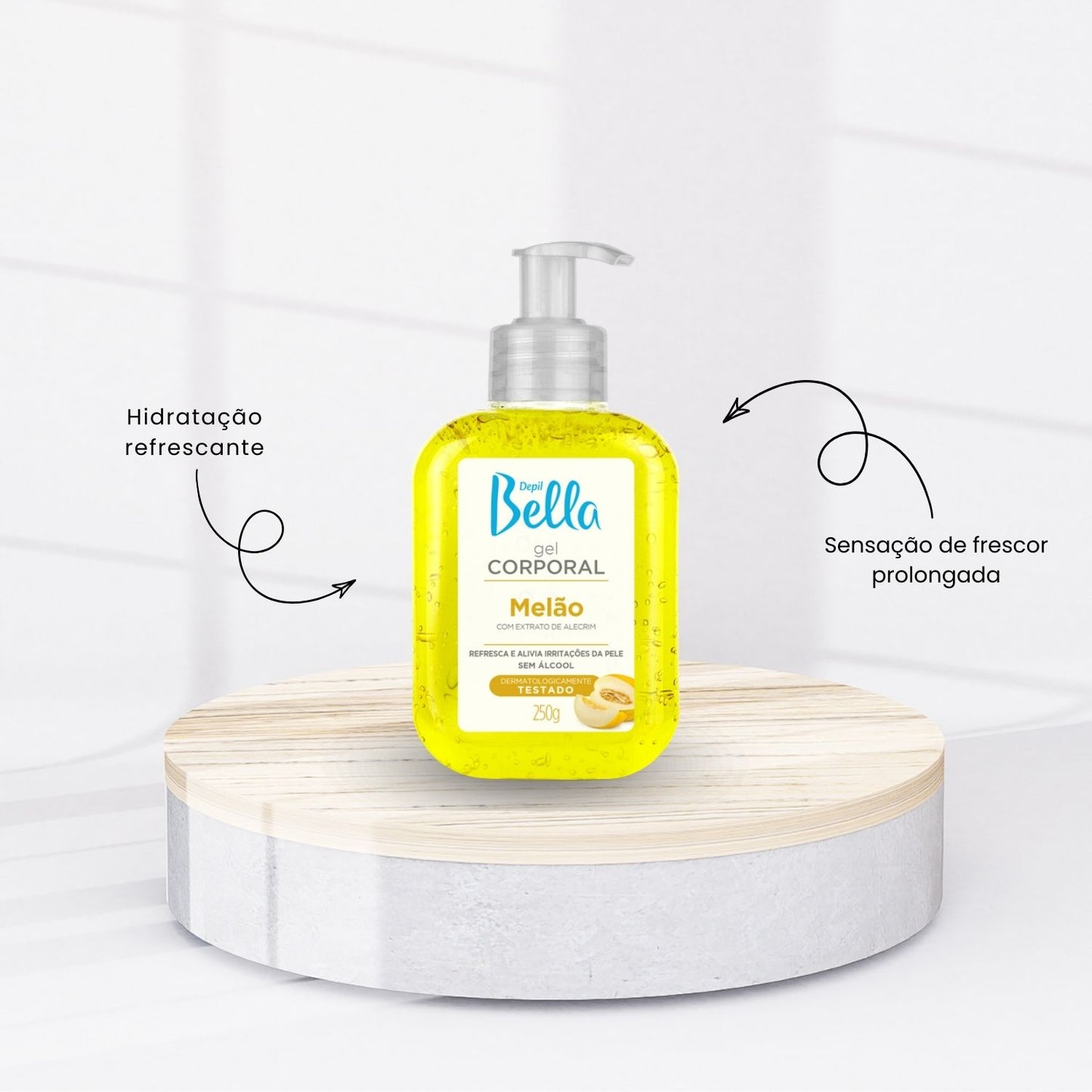 Depil Bella Gel Corporal Melão 250 g