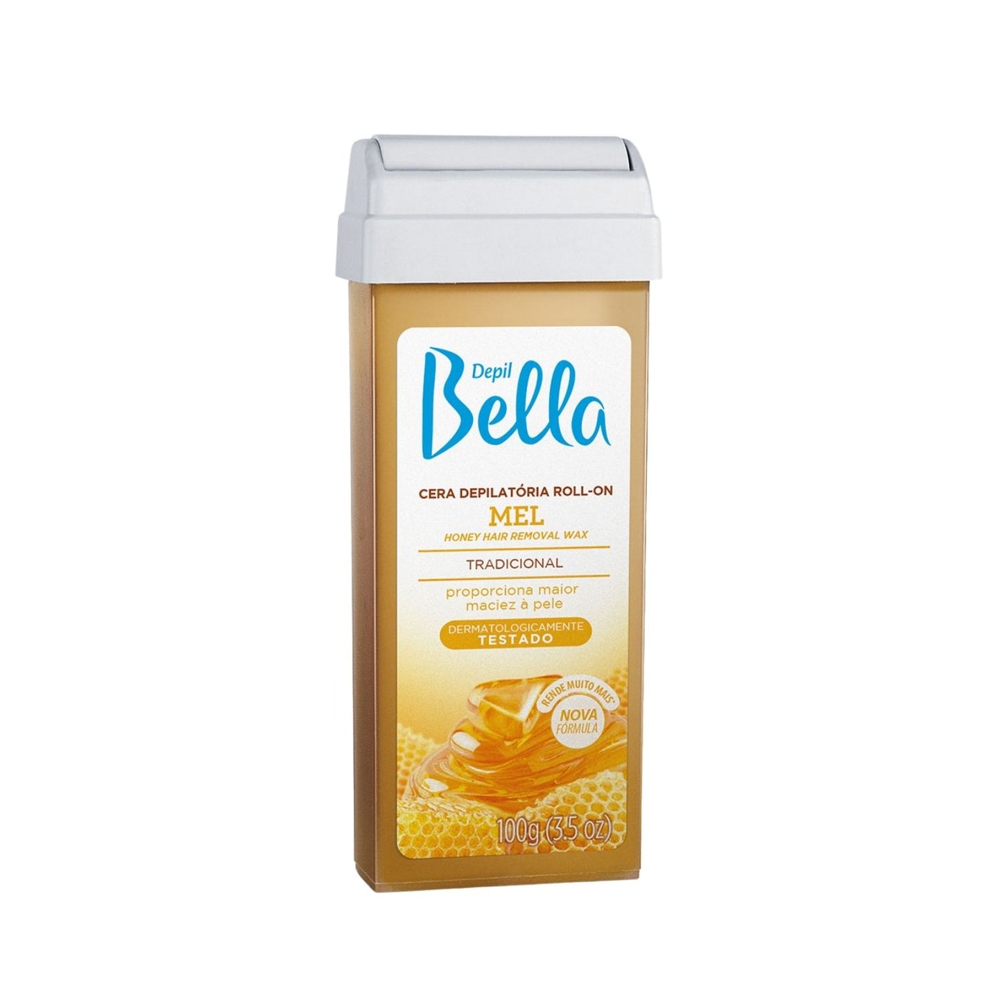 Cera Depilatória Depil Bella Roll-On Mel 100 g