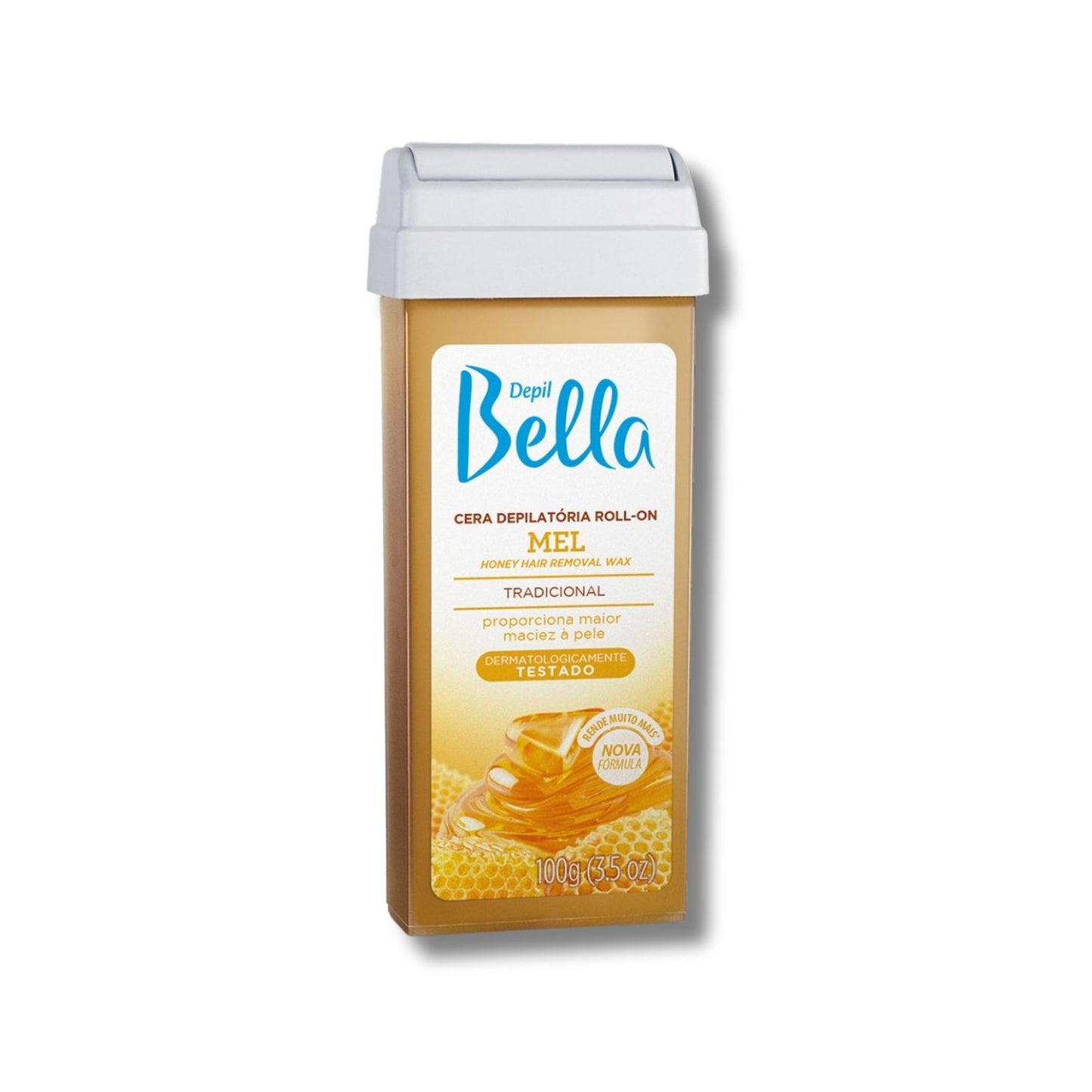 Cera Depilatória Depil Bella Roll-On Mel 100 g