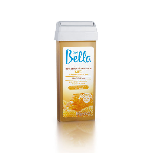 Cera Depilatória Depil Bella Roll-On Mel 100 g