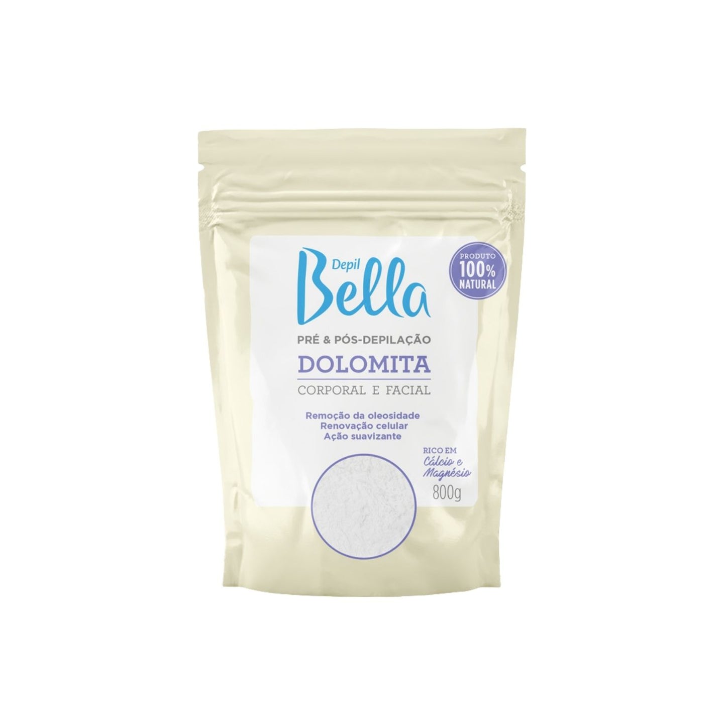 Depil Bella Pré e Pós Depilação Dolomite 800 g