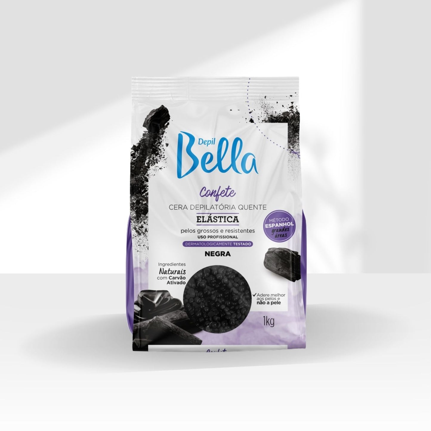 Cera Depilatória Depil Bella Quente Confete Negra 1000 g