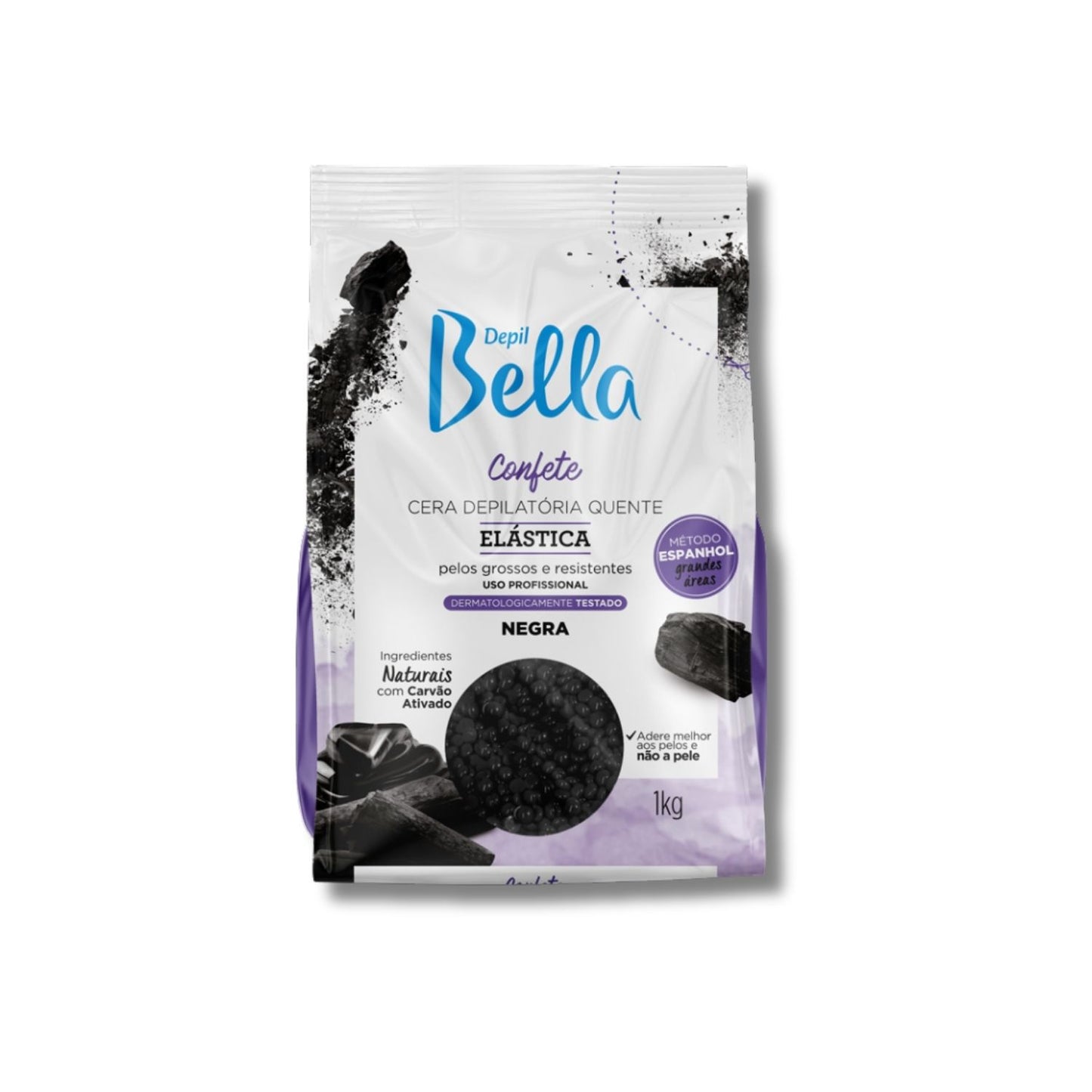 Cera Depilatória Depil Bella Quente Confete Negra 1000 g