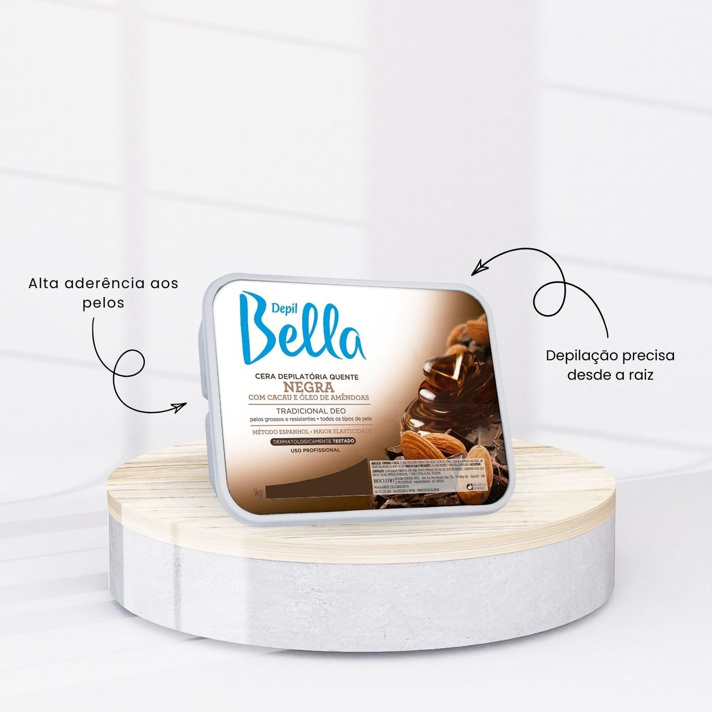 Cera Depilatória Depil Bella Negra 1000 g