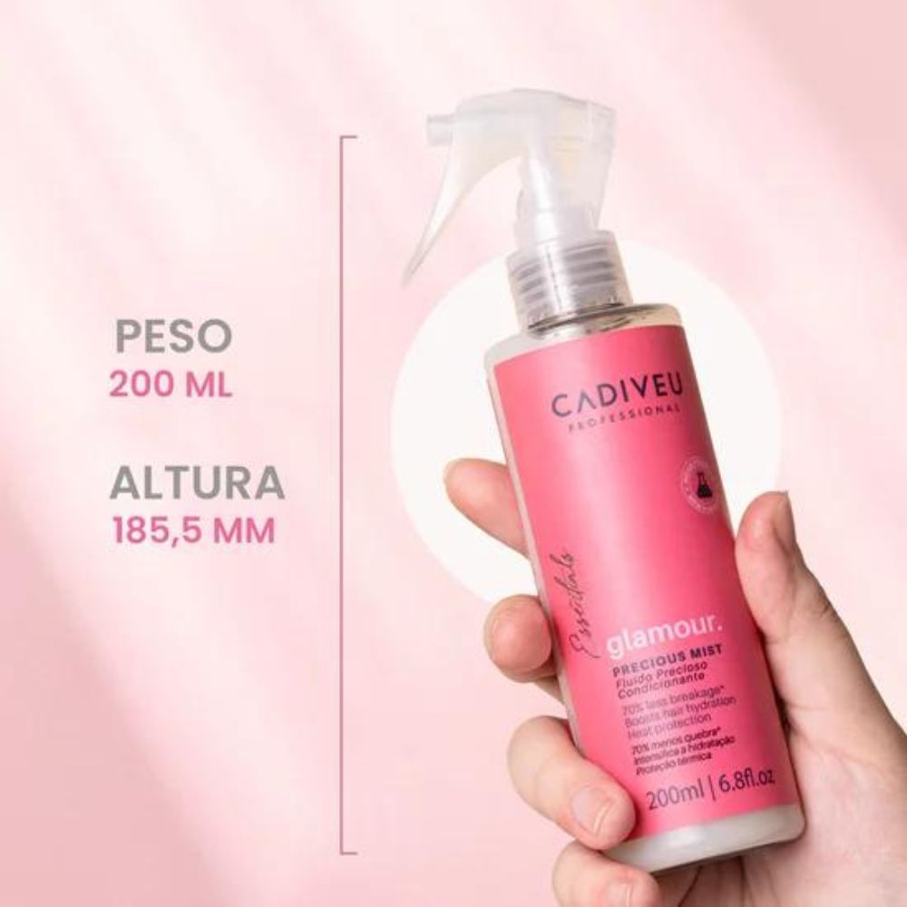 Kit Cadiveu Profissonal Glamour 3 Fluído Precioso 200 ml