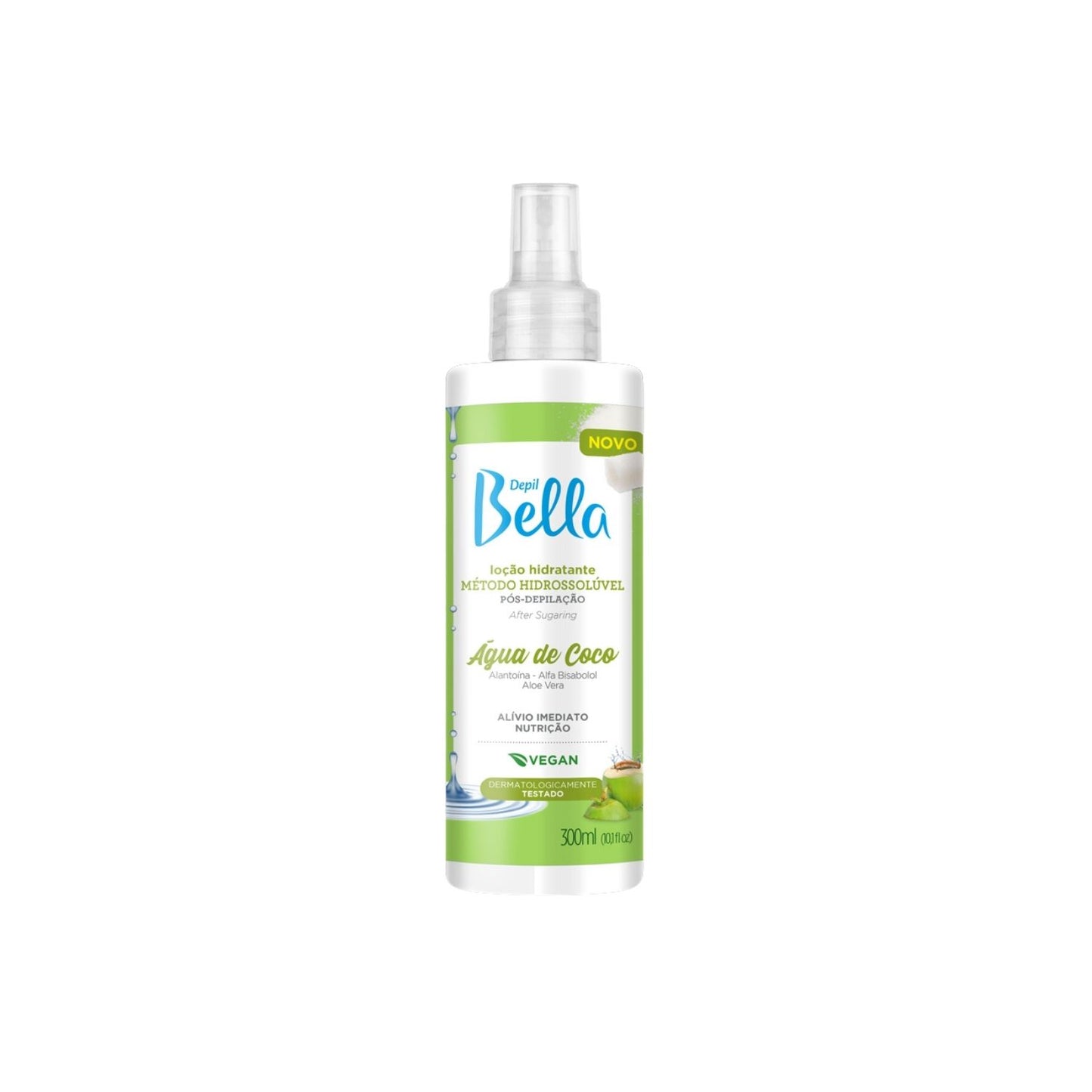 Depil Bella Loção Pós Depilação Água de Coco 300 ml