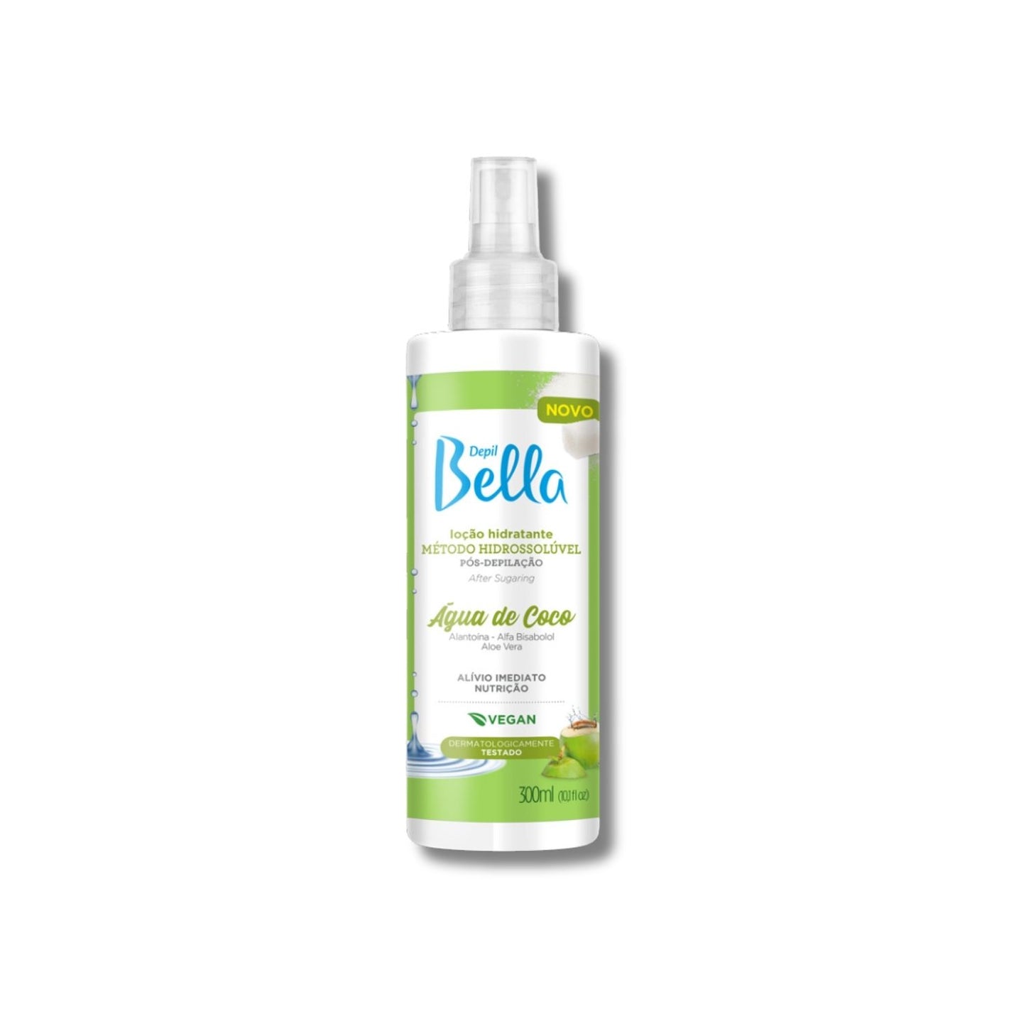 Depil Bella Loção Pós Depilação Água de Coco 300 ml