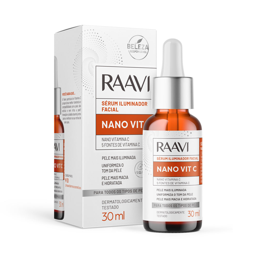 Raavi Sérum Iluminador Facial Nano Vit C 30 ml