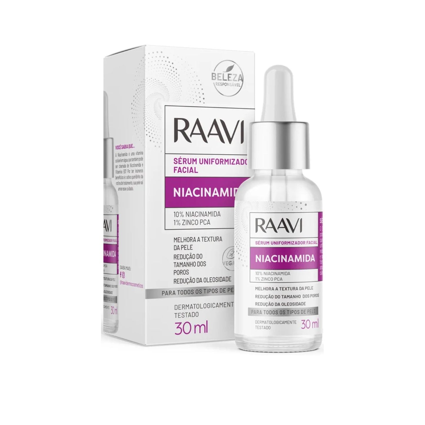 Raavi Sérum Uniformizador Facial Niacinamida 30 ml