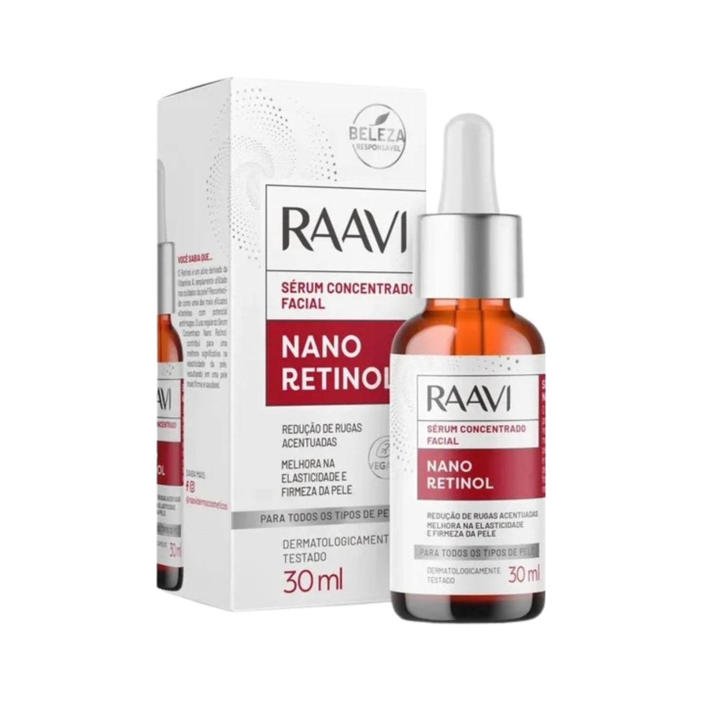 Raavi Sérum Concentrado Facial Nano Retinol 30 ml
