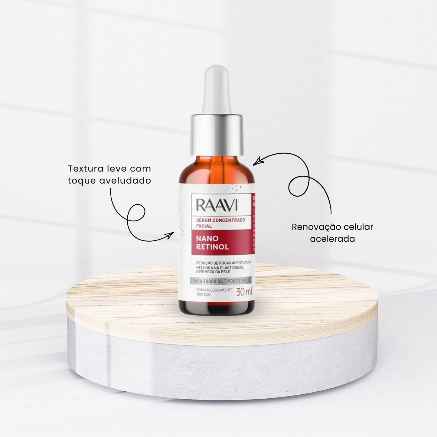 Raavi Sérum Concentrado Facial Nano Retinol 30 ml