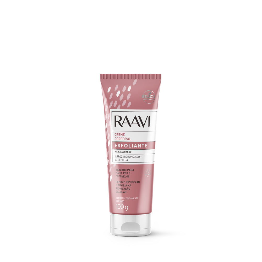 Raavi Creme Corporal Esfoliante Média Abrasão 100 g