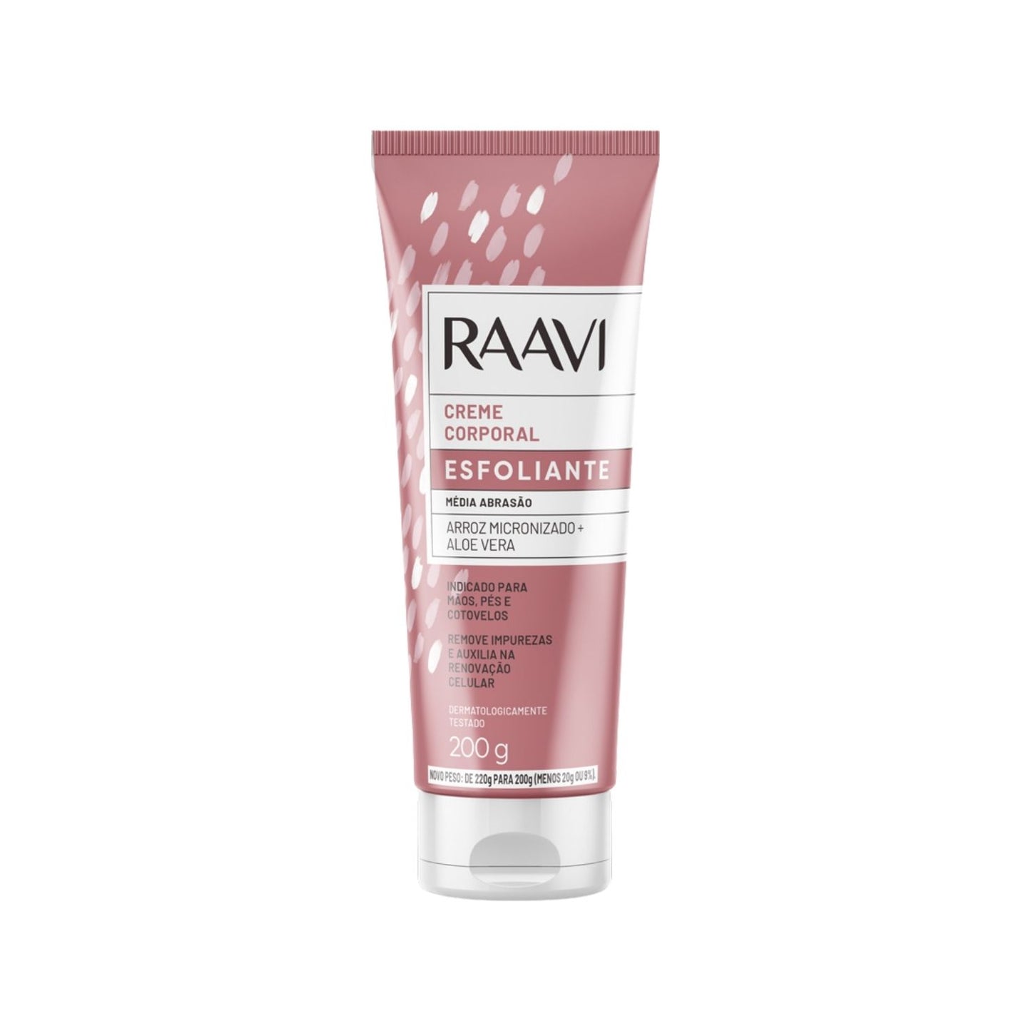 Raavi Creme Corporal Esfoliante Média Abrasão 200 g