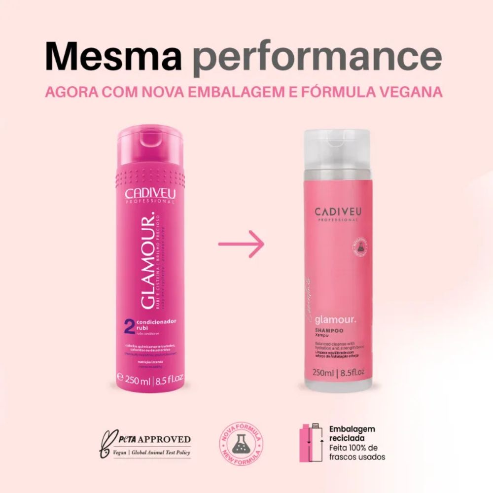 Condicionador Cadiveu Glamour 250 ml