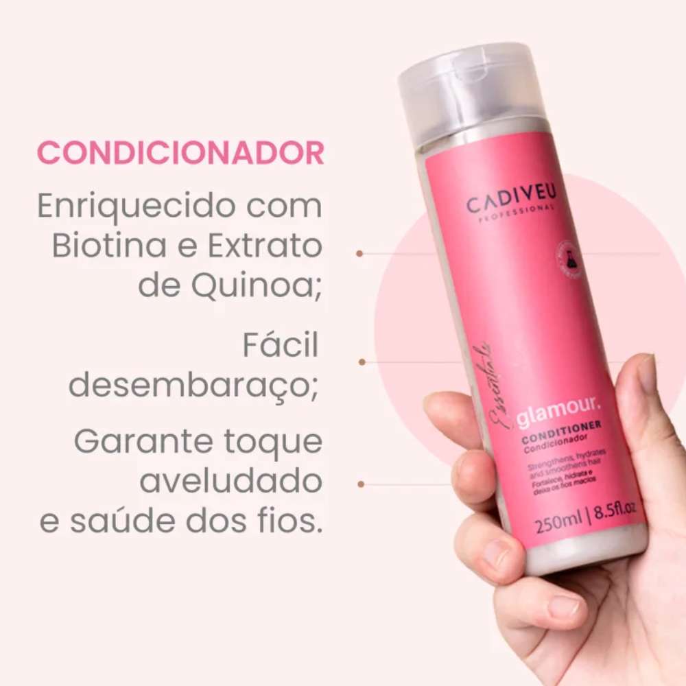 Condicionador Cadiveu Glamour 250 ml