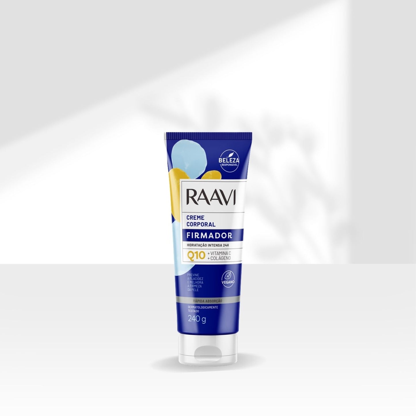 Raavi Creme Corporal Firmador Q10 Hidratação Intensa 240 g