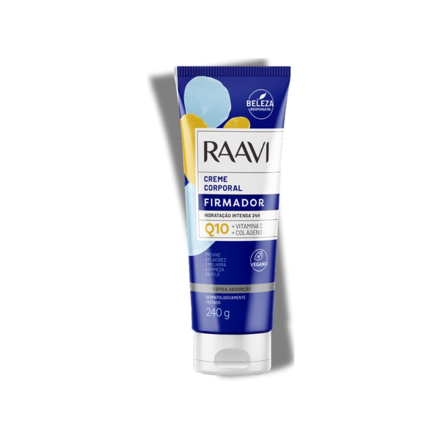 Raavi Creme Corporal Firmador Q10 Hidratação Intensa 240 g