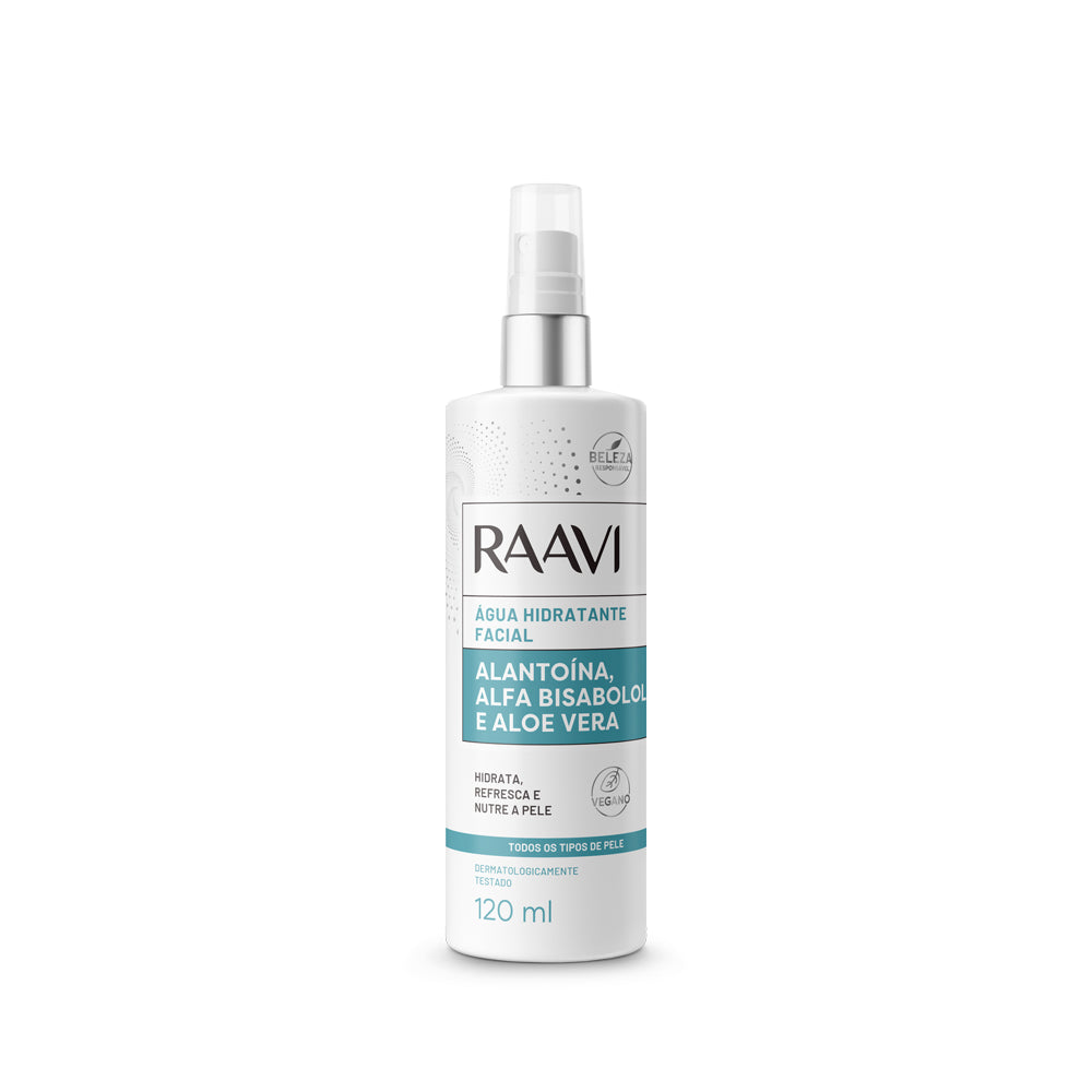 Raavi Água Hidratante Facial Alantoína e Aloe Vera 120 ml