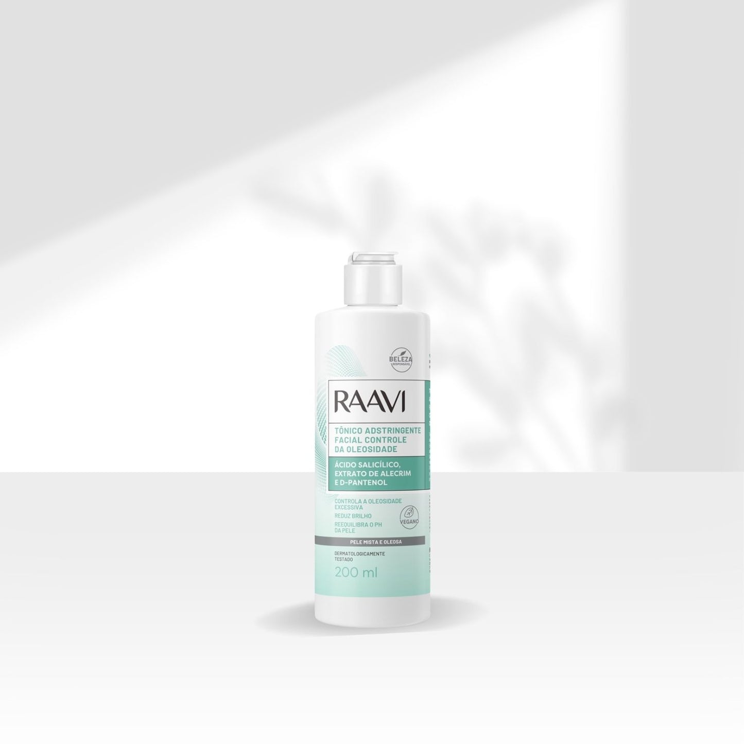 Raavi Tônico Adstringente Facial Controle da Oleosidade 200 ml