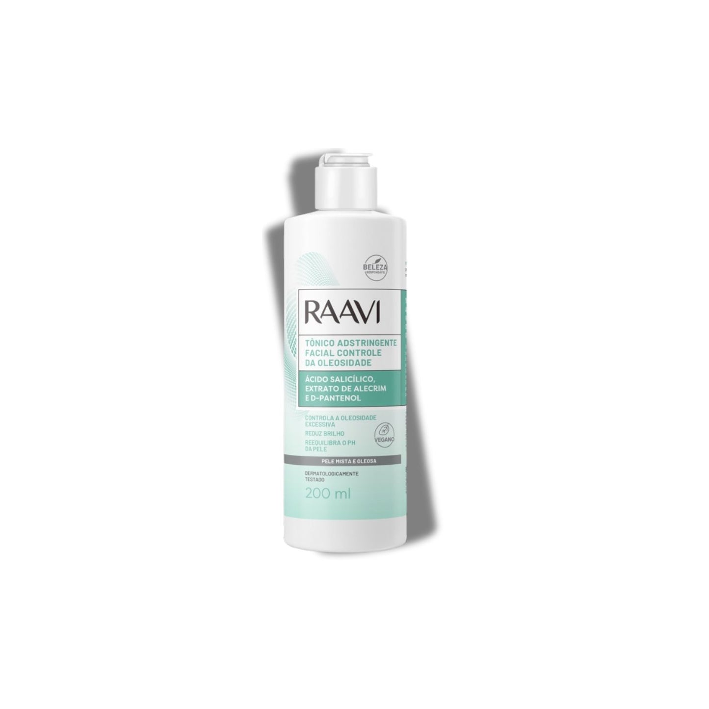 Raavi Tônico Adstringente Facial Controle da Oleosidade 200 ml