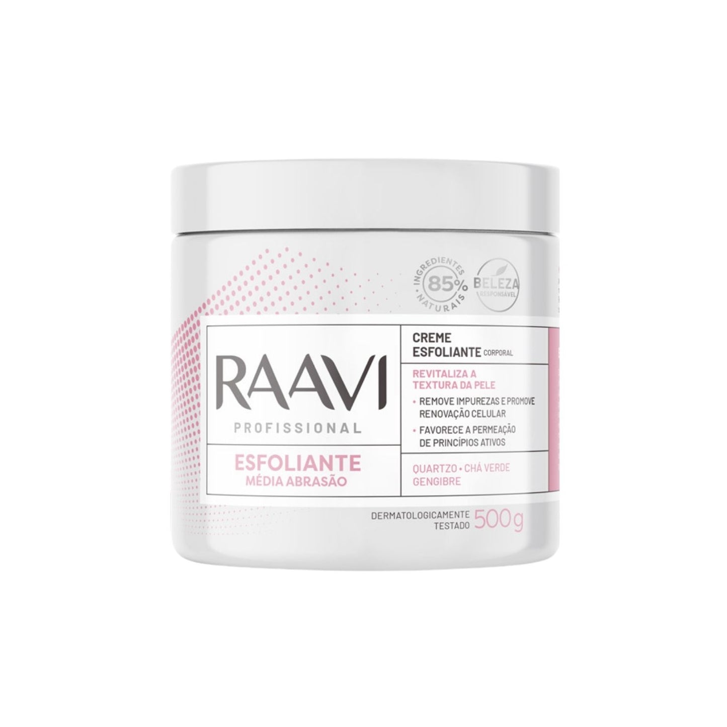 Raavi Creme Corporal Esfoliante Média Abrasão 500 g