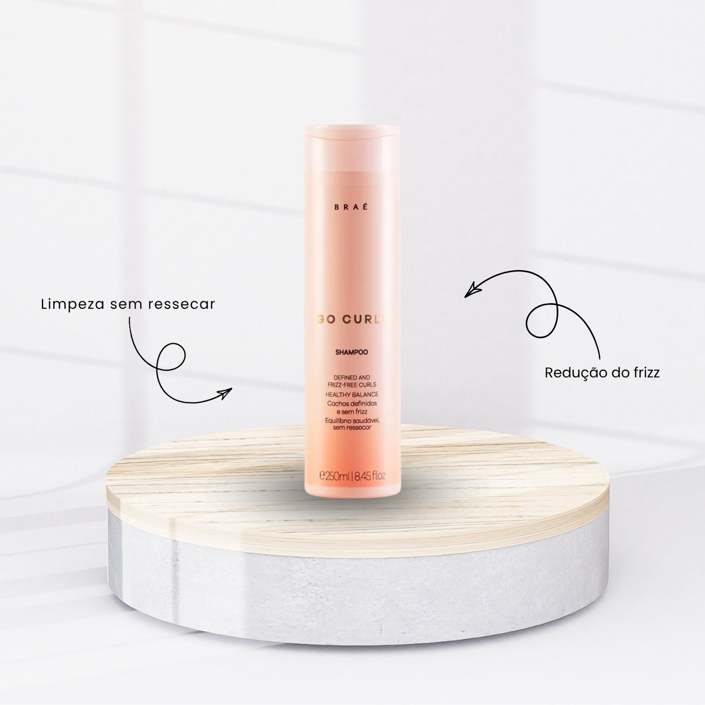 Shampoo Braé Go Curly 250 ml