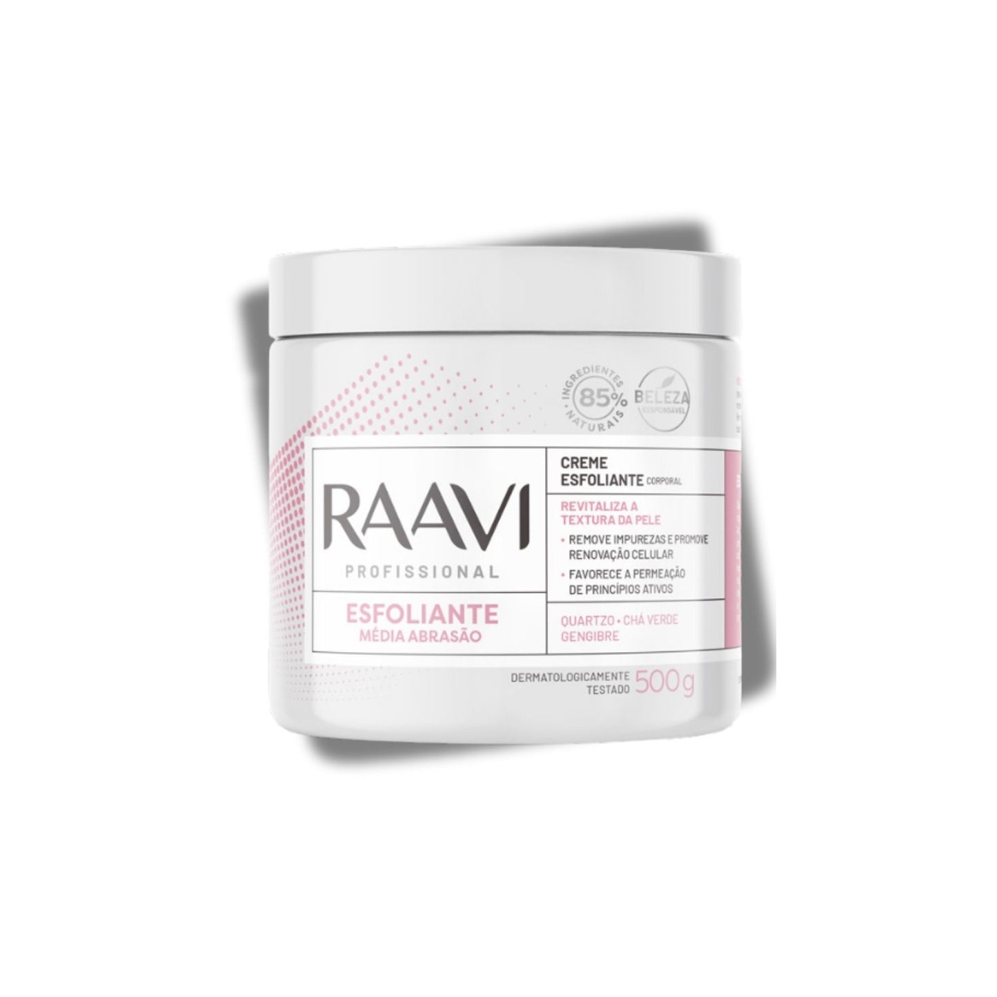 Raavi Creme Corporal Esfoliante Média Abrasão 500 g