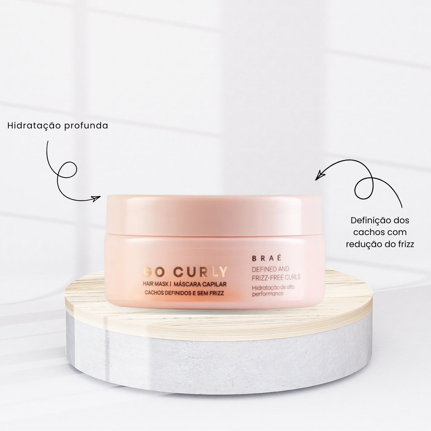 Máscara Braé Go Curly Condicionante 200 g