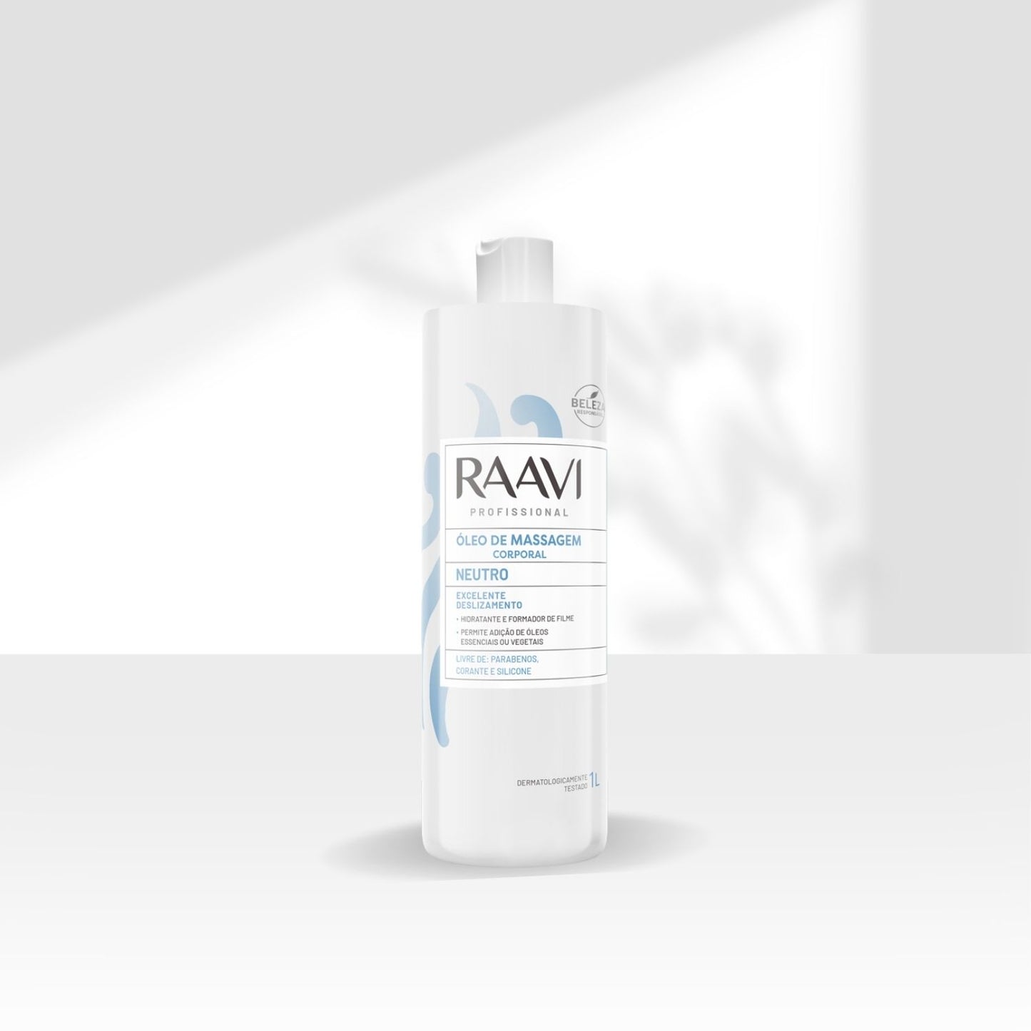 Raavi Oleo de Massagem Corporal Neutro 1 Litro