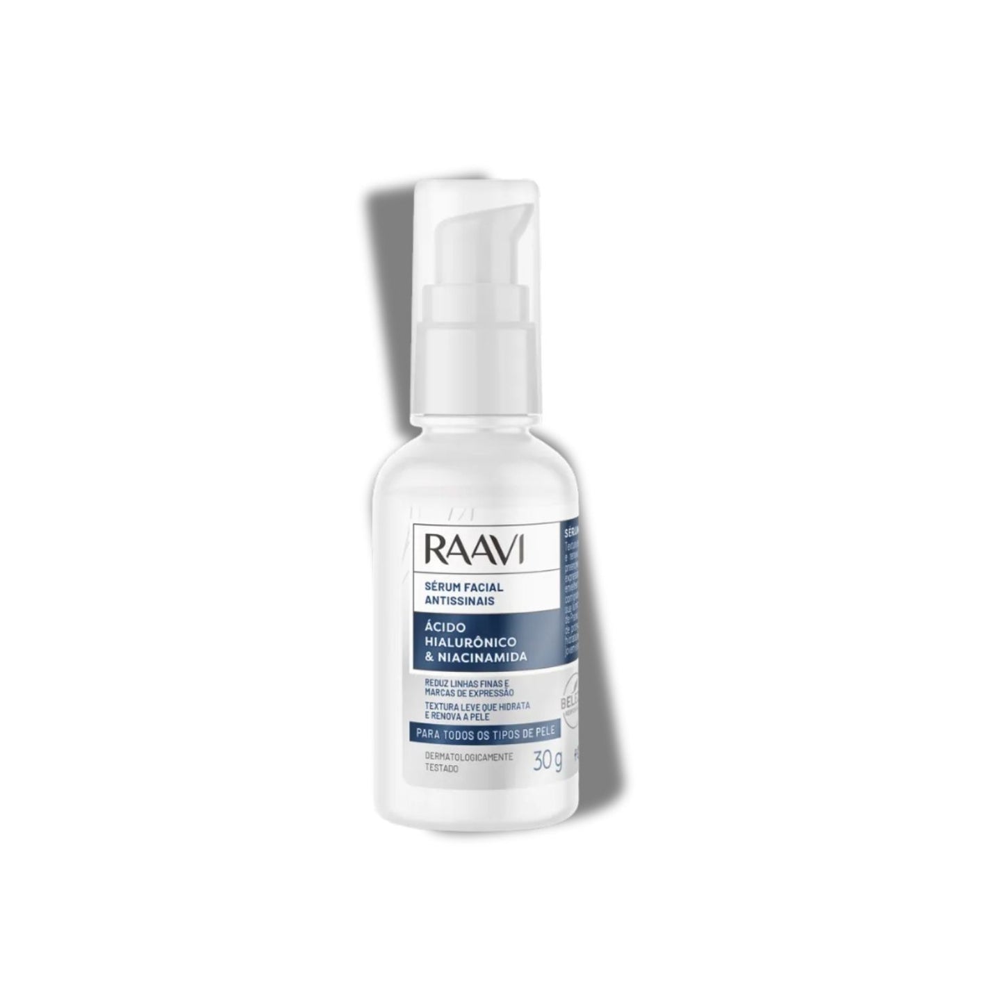 Raavi Sérum Facial Antissinais Ácido Hialurônico e Niacinamida 30 g