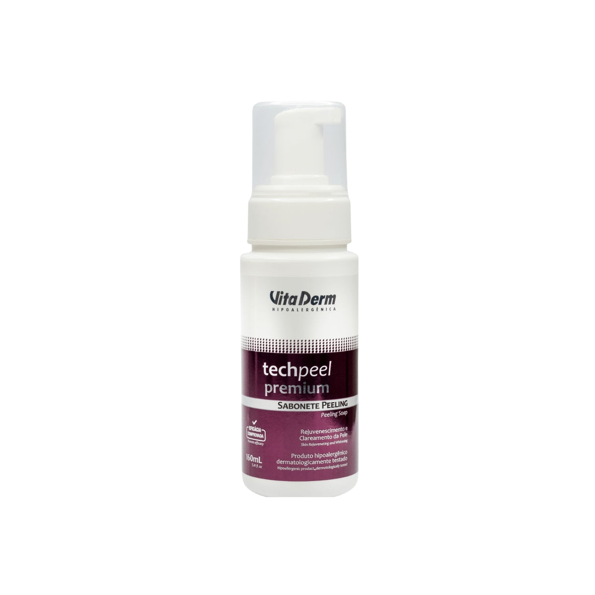 Vita Derm Tech Peel Peeling Sabonete Facial 160 ml