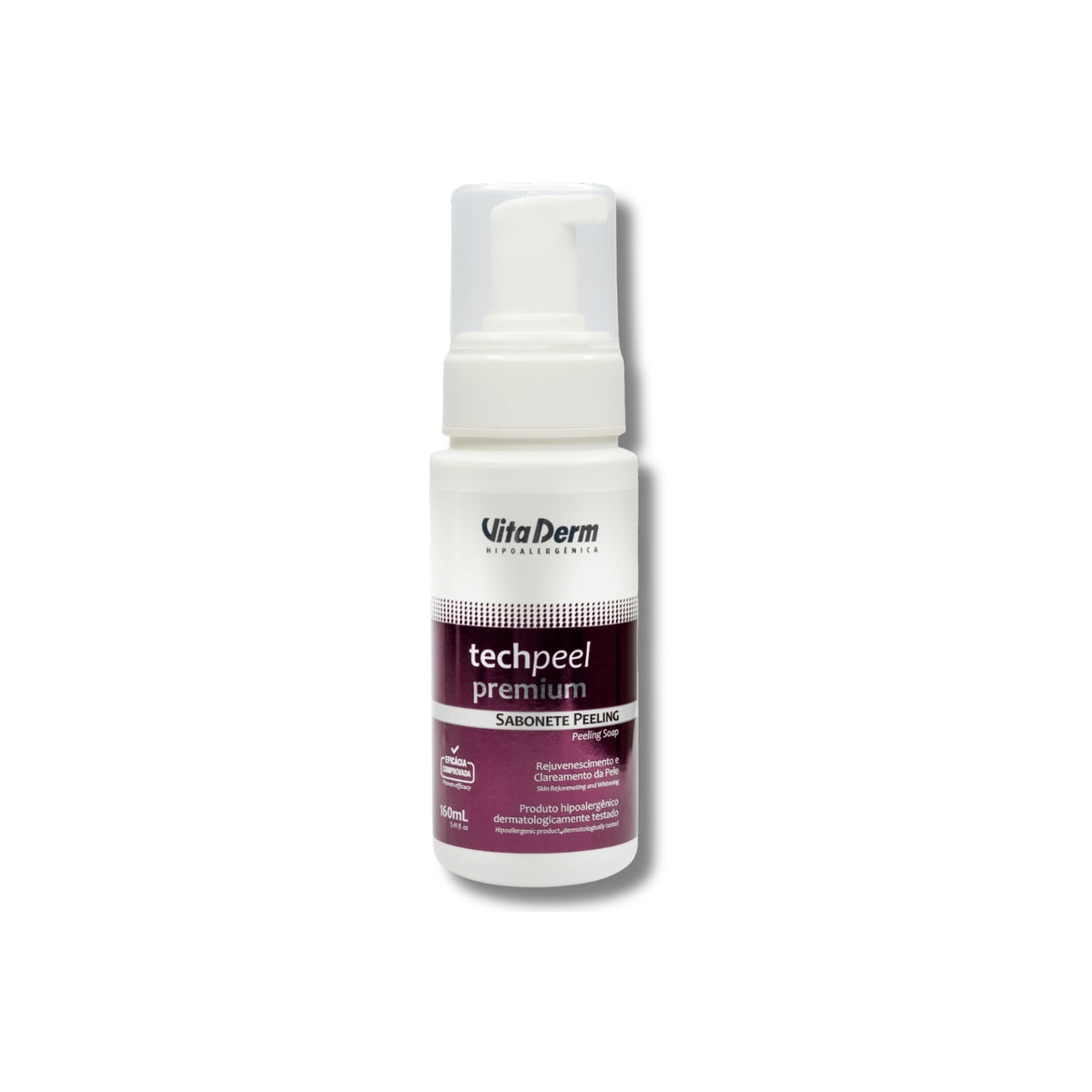 Vita Derm Tech Peel Peeling Sabonete Facial 160 ml