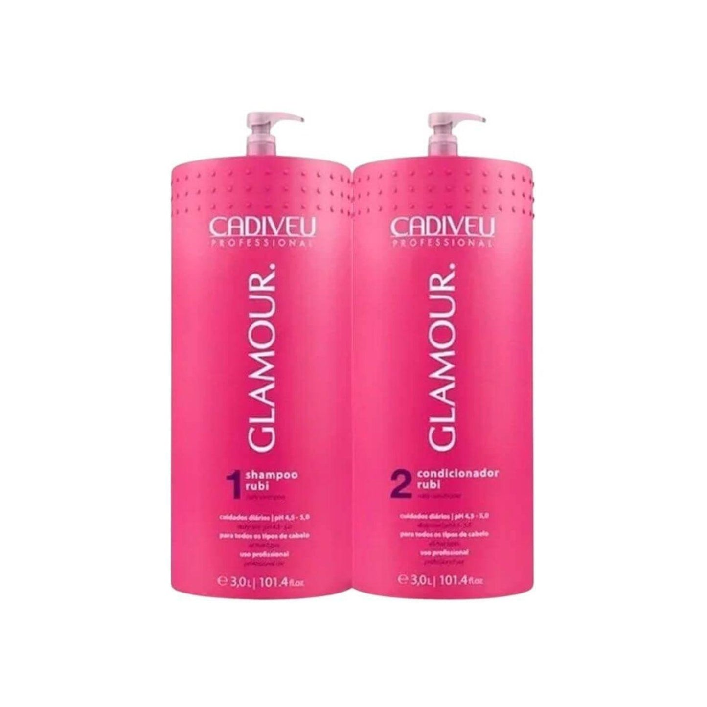 Kit Cadiveu Glamour Rubi 2 x 3000 ml