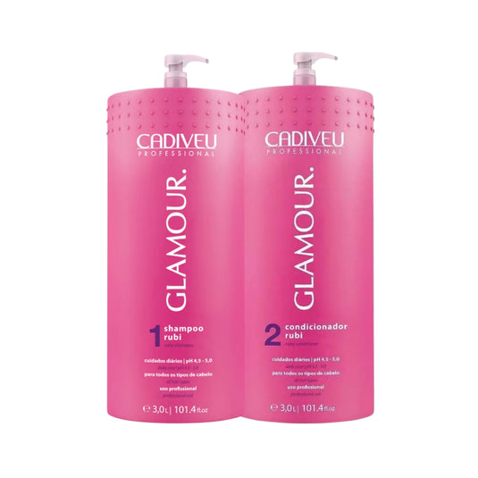 Kit Cadiveu Glamour Rubi 2 x 3000 ml