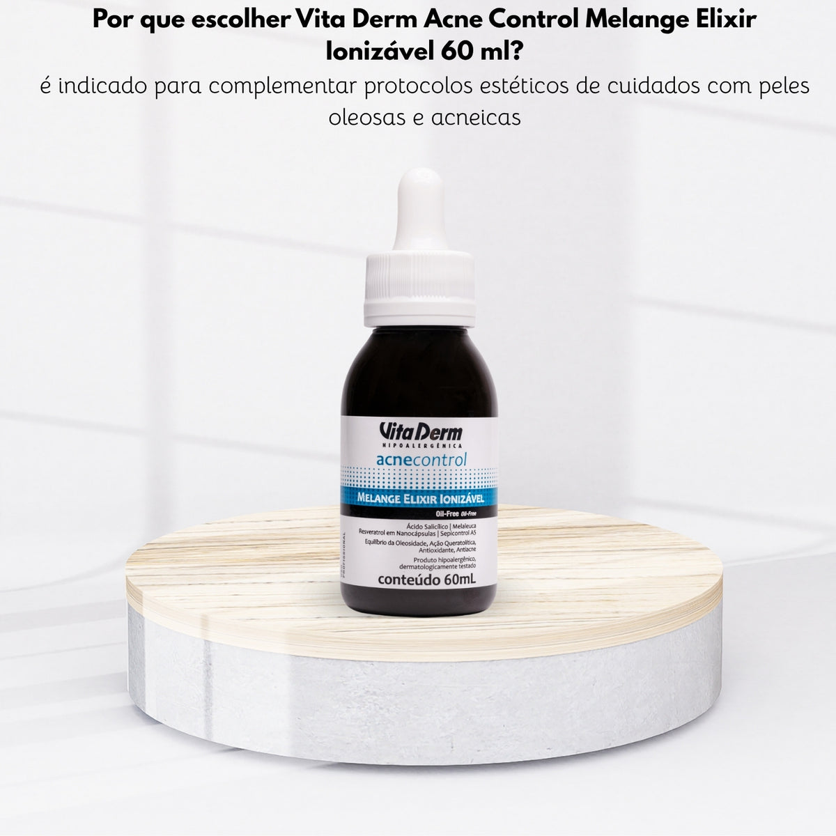 Vita Derm Acne Control Melange Elixir Ionizável 60 ml