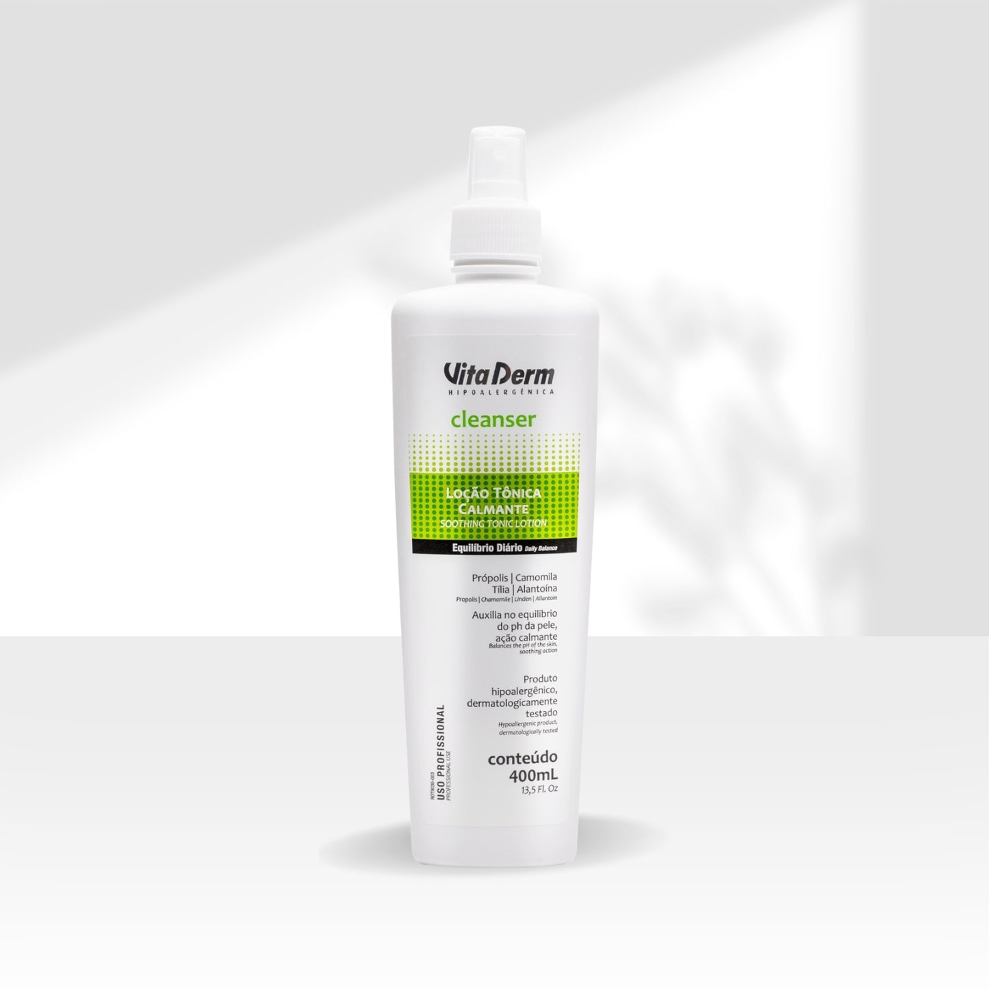 Vita Derm Cleanser Loção Tônica Calmante 400 ml
