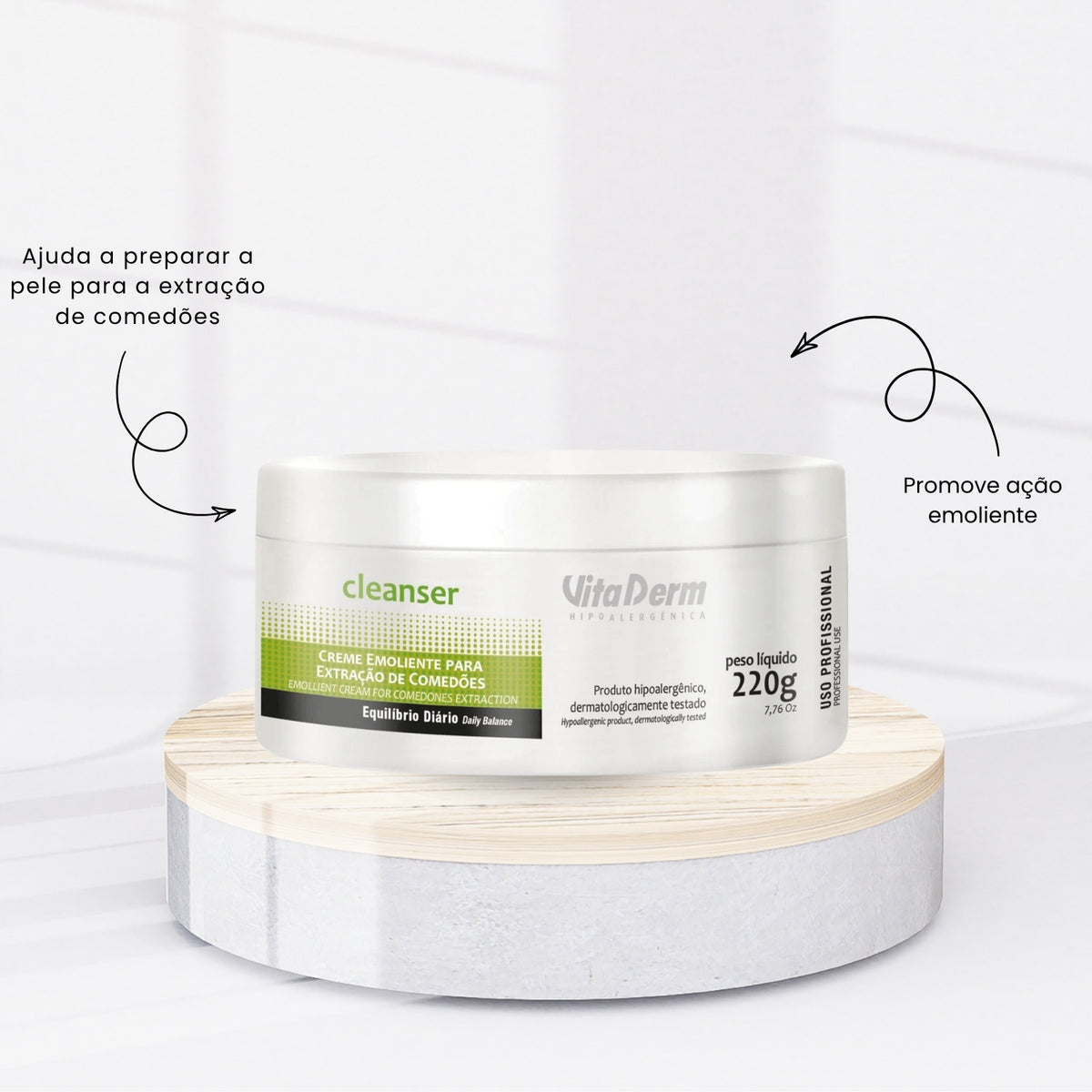Vita Derm Cleanser Creme Emoliente 220 g