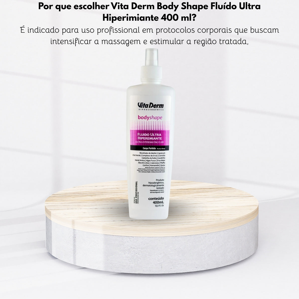 Vita Derm Body Shape Fluído Ultra Hiperimiante 400 ml