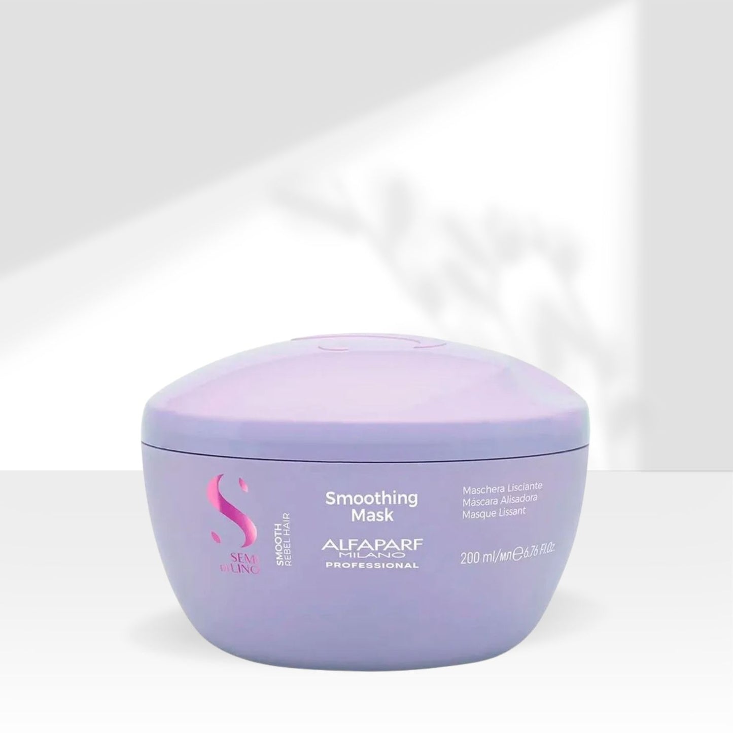 Máscara Alfaparf Semi Di Lino Smoothing Rebel Hair 200 ml