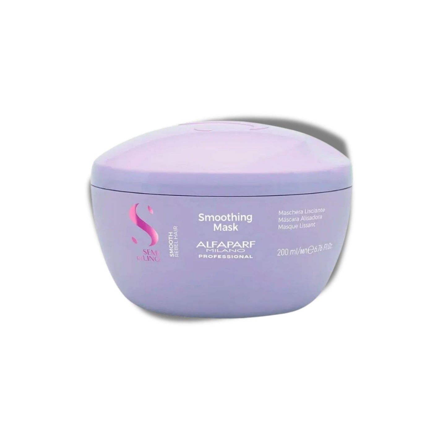 Máscara Alfaparf Semi Di Lino Smoothing Rebel Hair 200 ml