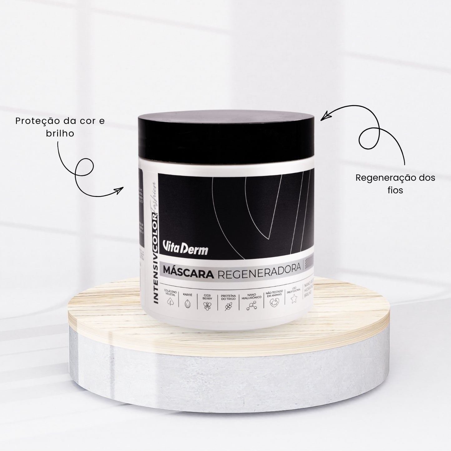 Máscara Vita Derm Intensiv Color Regeneradora 500 g