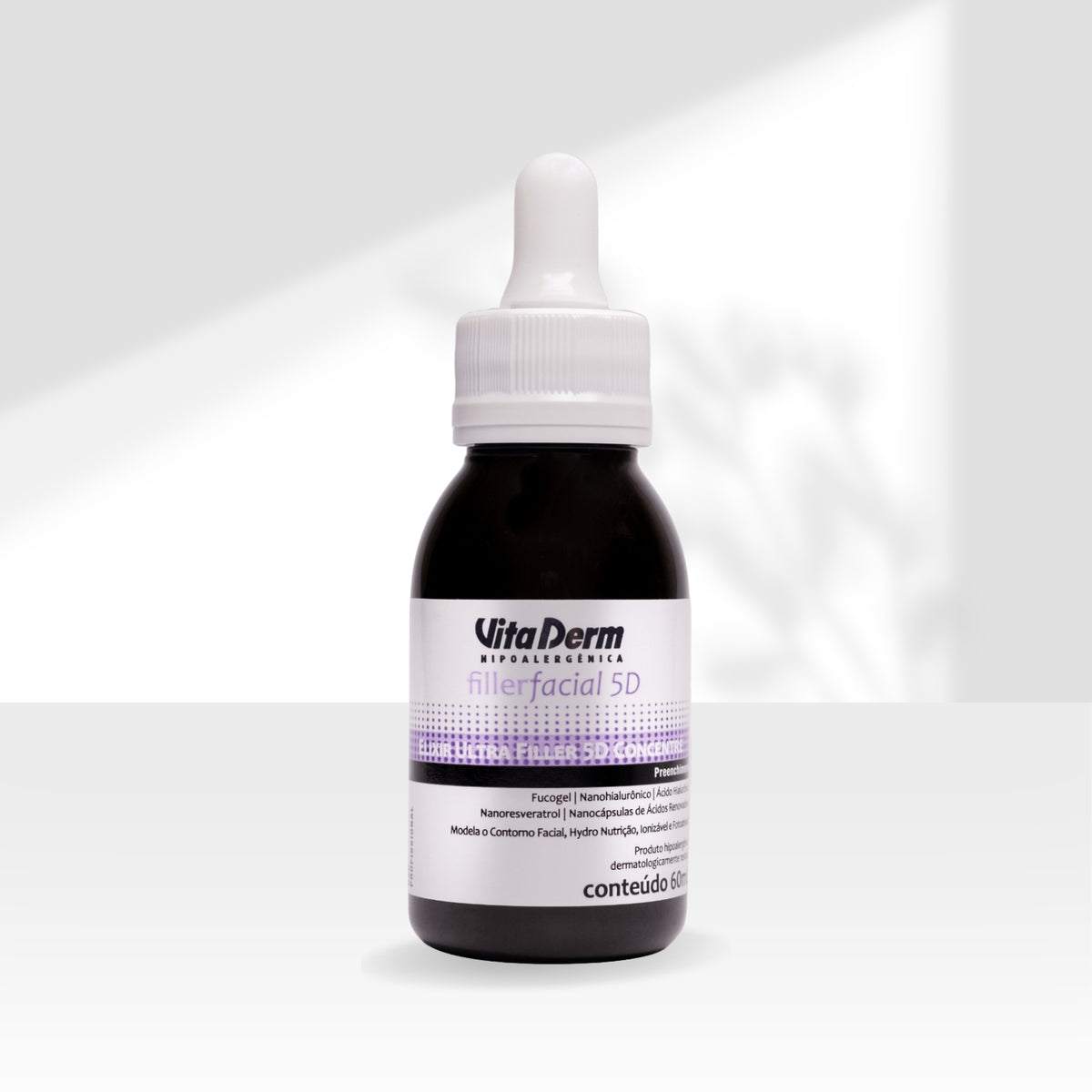 Vita Derm Filler 5D Elixir Ultra Concentré Facial com Ácido Hialurônico 60 ml
