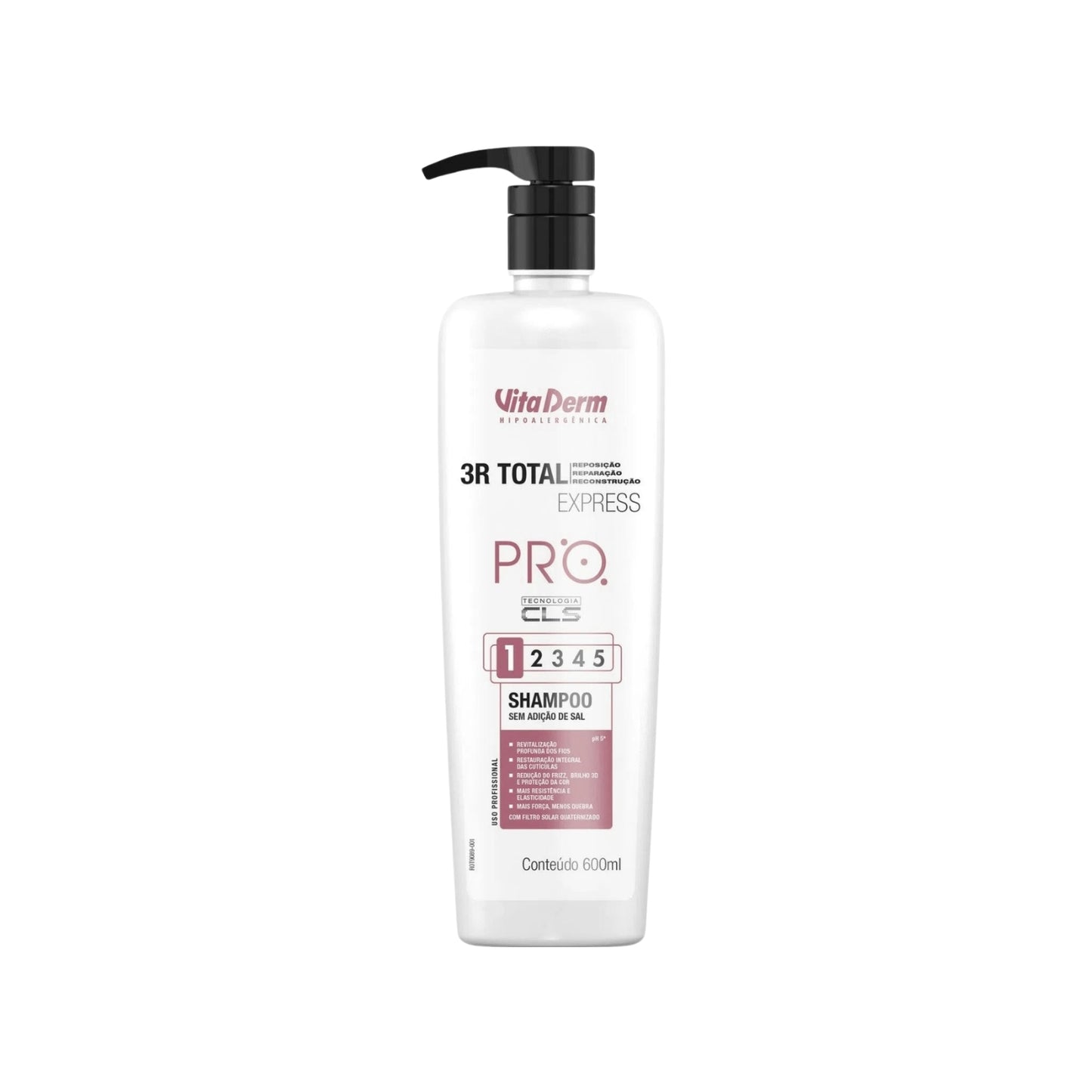 Shampoo Vita Derm 3R Total Express 600 ml