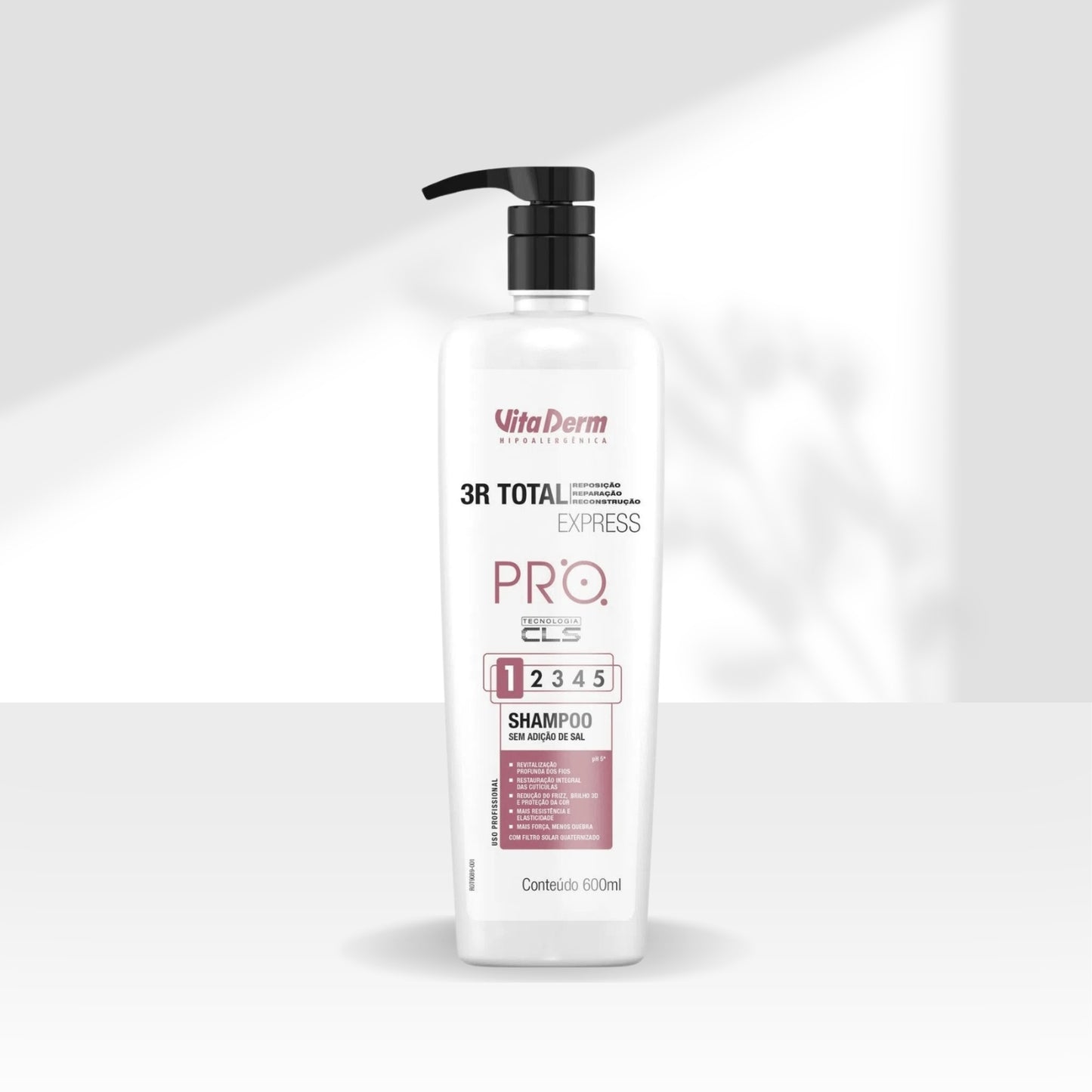 Shampoo Vita Derm 3R Total Express 600 ml