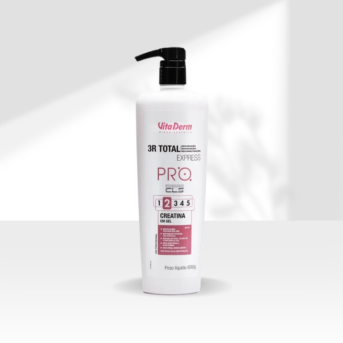 Vita Derm 3R Total Express Creatina em Gel 600 g